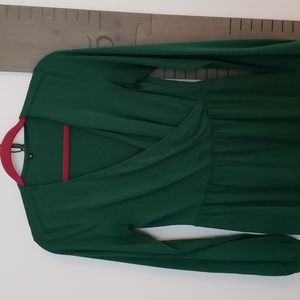 Green Wrap Dress